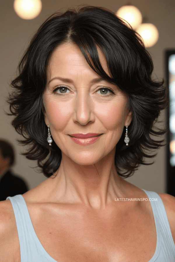 Shag Haircuts for Women Over 60, Shag Haircut with Soft Waves