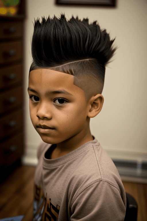 Faded Mohawk Hairstyles for Boys