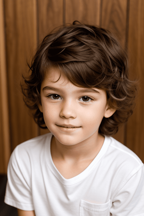 Long and Wavy Hair Hairstyles for Boys