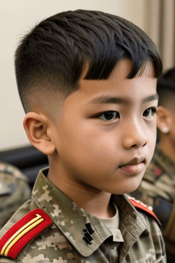 Military Cut Hairstyles for Boys