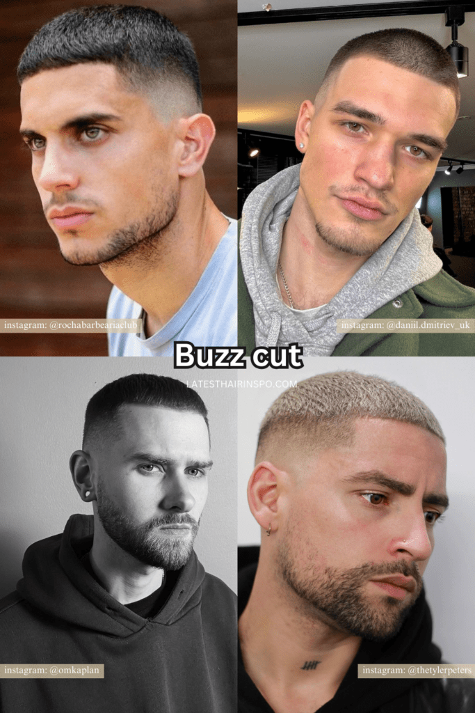 Buzz cut - Latest Hair Inspo. Click here to learn what are top the 10 most popular men's haircuts you'll be hearing about at barbershops everywhere!
