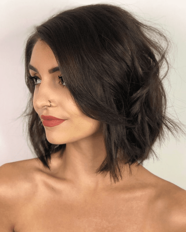 Medium Summer Haircuts: 13. Textured Lob by @skipdoeshair. Click here for more summer haircut ideas!