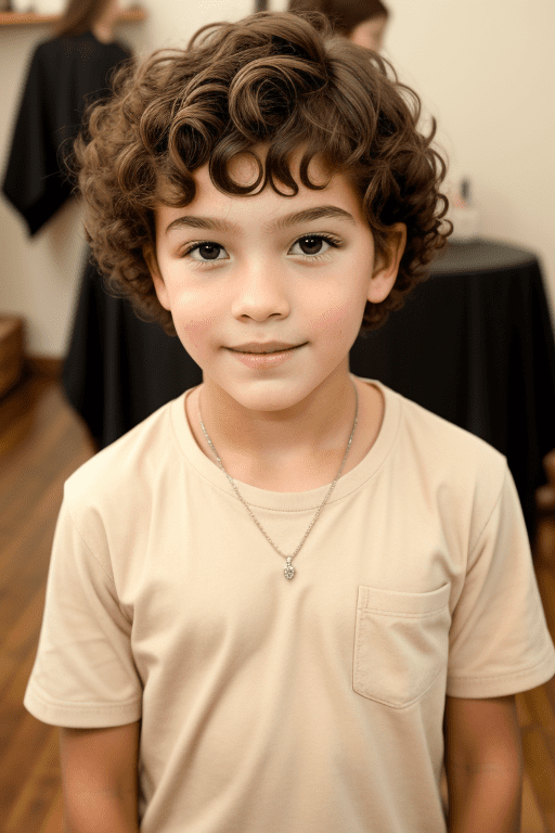Short Curls Hairstyles for Boys