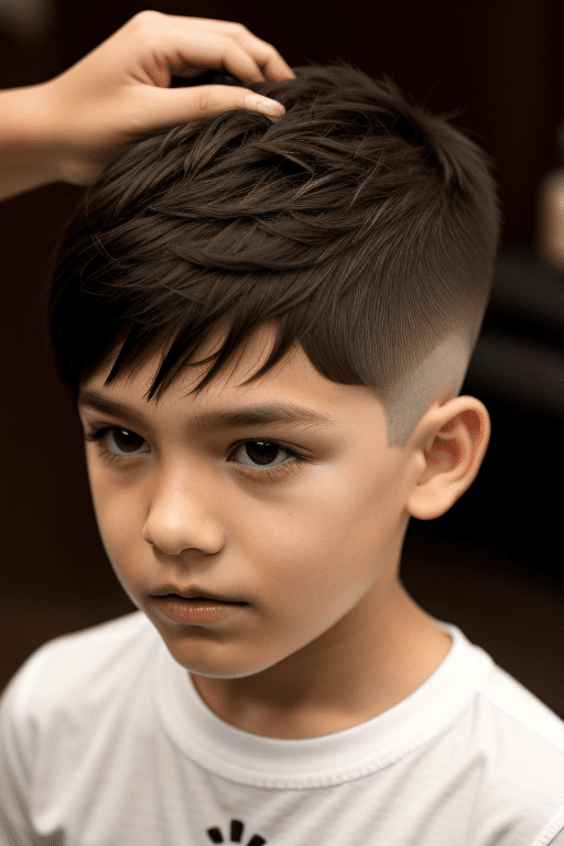 Spiked Fringe Hairstyles for Boys