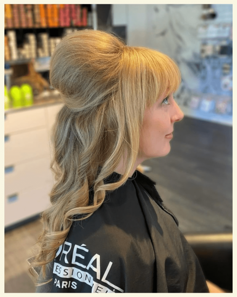9. 60's Beehive Updo by @hairbyaricad. Check out 20+ more updos for long hair!