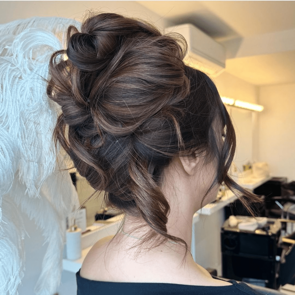 16. Kim K Inspired Updo by @bychloeharrison. Check out 20+ more updos for long hair!