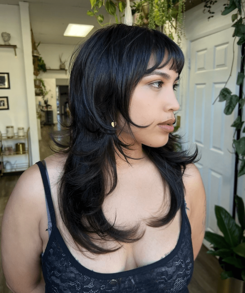 medium-length layered haircuts