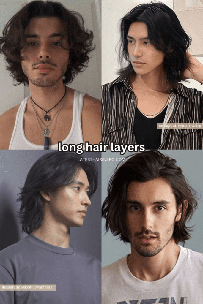 Long hair with layers - Latest Hair Inspo. Click here to learn what are the top 10 most popular men's haircuts you'll be hearing about at barbershops everywhere!