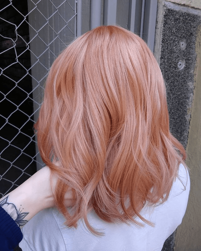  Soft Peach Hair Color