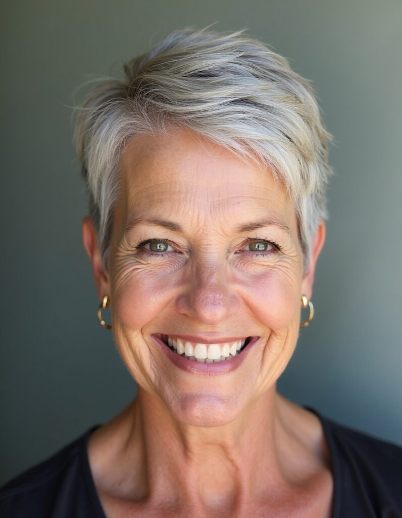 short undercut pixie for women over 60